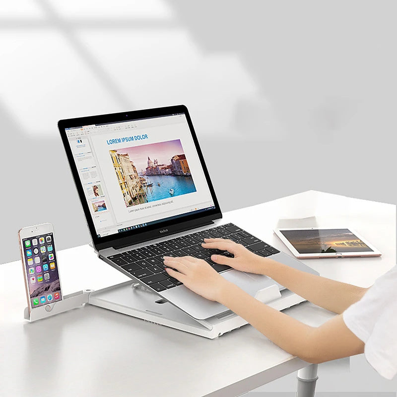LiftMax™ Adjustable Folding Laptop Stand