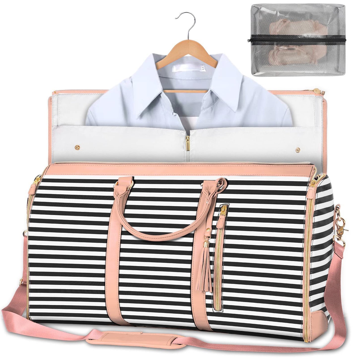 NomadEdge™ Travel Duffle – Foldable, Waterproof, All-in-One Bag